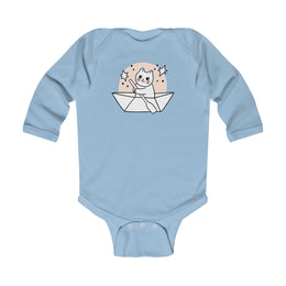 Cute Cat Magic Infant Long Sleeve Bodysuit - Perfect for Baby Showers and Playtime