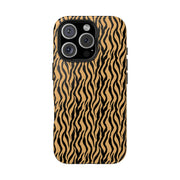 Wild Tiger Print Tough Phone Case - Stylish and Durable