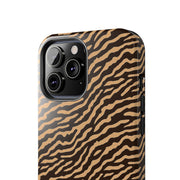 Wild Tiger Print Tough Phone Case – Durable Protection for Adventurers