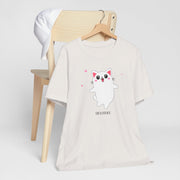Cute Cat Devotion Unisex Short Sleeve Tee - Fun & Playful T-Shirt for Cat Lovers