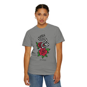 Devotree Snake & Roses Unisex Garment-Dyed T-Shirt