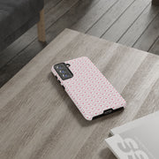 Stylish Samsung Galaxy Phone Case with Pink Ribbon Design