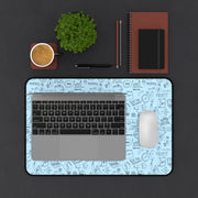 Inspirational Business Desk Mat - Idea, Profit & Growth Design