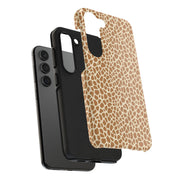 Giraffe Print Tough Phone Case for Animal Lovers