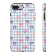 Cute Bow Pattern iPhone Case - Tough Cases for Girls & Women