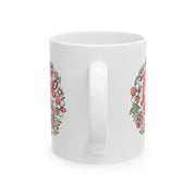 Floral Love Ceramic Mug - Perfect Gift for Coffee Lovers