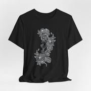 Mystical Floral Unisex Jersey Tee - Perfect for Nature Lovers