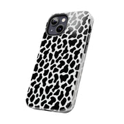 Stylish Cow Print Tough Phone Case - Durable Protection for Animal Lovers