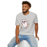 Cute Cat Graphic Unisex Softstyle T-Shirt - Perfect for Pet Lovers