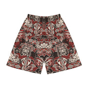 Bold Dragon Graphic Men’s Sports Shorts - Perfect for Gym and Outdoors