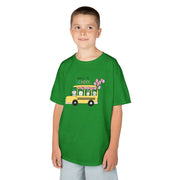 Back to School Kids Tee - Fun Green Cotton T-Shirt