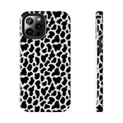 Stylish Cow Print Tough Phone Case - Durable Protection for Animal Lovers