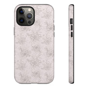Floral Tough iPhone Case - Durable Protection with Elegant Design