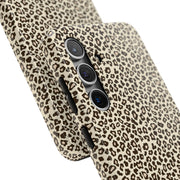 Leopard Print Tough Phone Case - Stylish & Durable Protection
