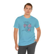 Floral Snake Unisex Jersey Tee - Vibrant Graphic T-Shirt
