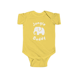 Cute Jungle Buddy Infant Bodysuit - Adorable Baby Onesie with Elephant Design
