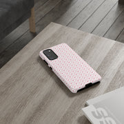 Stylish Samsung Galaxy Phone Case with Pink Ribbon Design