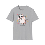 Cute Cat Graphic Unisex Softstyle T-Shirt - Perfect for Pet Lovers