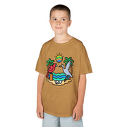 Tropical Birds Kids Tee - Fun Wildlife Design for Summer Adventures