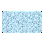 Inspirational Business Desk Mat - Idea, Profit & Growth Design