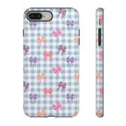 Cute Bow Pattern iPhone Case - Tough Cases for Girls & Women