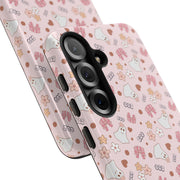 Cute Floral Tough Samsung Galaxy Phone Case for Kids & Teens