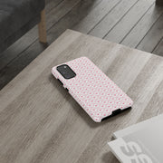 Stylish Samsung Galaxy Phone Case with Pink Ribbon Design