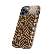 Wild Tiger Print Tough Phone Case – Durable Protection for Adventurers