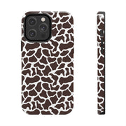 Giraffe Print Tough Phone Case - Stylish & Durable Protection for Animal Lovers