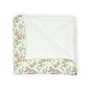 Floral Cozy Polyester Blanket - Soft Floral Design for Home Decor