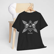 Devotree Skull Wings Unisex Heavy Cotton Tee - Edgy Graphic T-Shirt for Alternative Lifestyle