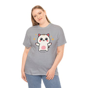 Cute Cat Printed Unisex Heavy Cotton Tee
