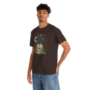 Gothic Raven and Skull Unisex Heavy Cotton Tee