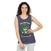 St. Patrick's Day Cat Tank Top - 