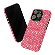 Tough Cases - Cute Pink Hearts iPhone Case for Valentine’s Day