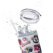 Hello Kitty 3d Tumbler with Straw - 20oz Cute Drinkware for Cat Lovers