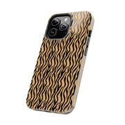 Wild Tiger Print Tough Phone Case - Stylish and Durable
