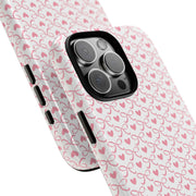 Cute Heart Pattern iPhone Case - Tough & Stylish Smartphone Cover
