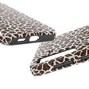 Stylish Leopard Print Tough Phone Case - Durable Protection for Your Device