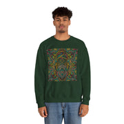Vibrant Bohemian Unisex Crewneck Sweatshirt - Colorful Artistic Design