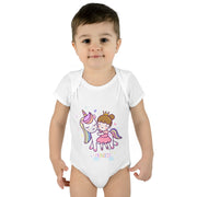 Adorable Princess Unicorn Baby Bodysuit - Cute Infant Outfit for Girls