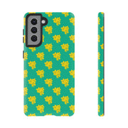 Vibrant Floral Samsung Galaxy Phone Case - Tough Cases for Style and Protection