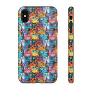Playful Cat iPhone Case - Tough & Colorful Design