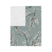 Cozy Floral Velveteen Microfiber Blanket - Perfect for Home Decor & Gifting