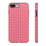 Tough Cases - Cute Pink Hearts iPhone Case for Valentine’s Day