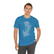 Eco-Friendly Nature Art Unisex Jersey Tee - Botanical Design