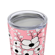 Floral Pink Tumbler 20oz - Stylish Insulated Drinkware for Everyday Use