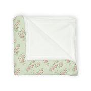 Cozy Floral Soft Polyester Blanket - Perfect for Home Décor and Gifting