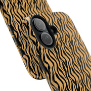 Wild Tiger Print Tough Phone Case - Stylish and Durable