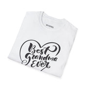Best Grandma Ever Unisex Softstyle T-Shirt - Perfect Gift for Grandparents